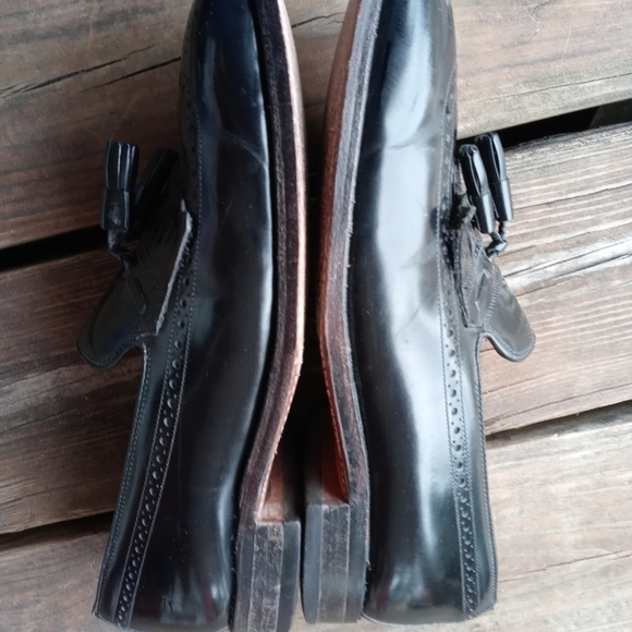 Johnston Murphy Men's 10D/B Back Kiltie Tassel Wingtip Brogue USA  Shoes A7pm - Picture 7 of 8